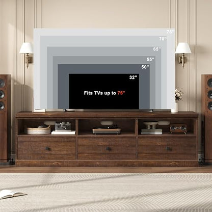 70in TV Stand for TVs up to 80", view 5