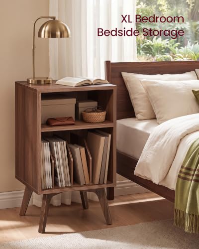 End Table, Mid-Century Record Player Stand, Holds 160 Albums, view 6