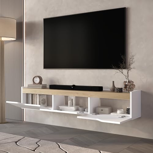 Atelier Mobili Floating TV Stand for 75 Inch TVs, view 8
