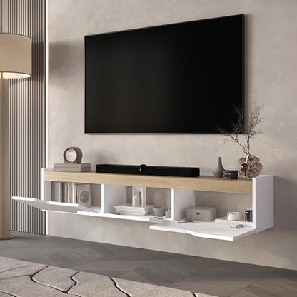 Atelier Mobili Floating TV Stand for 75 Inch TVs, view 8