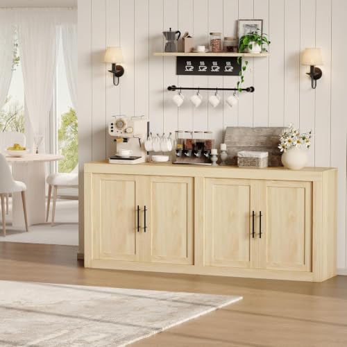 TrailBlaze 71" Long Mid-Century Modern Buffet Sideboard Cabinet with Storage, view 8