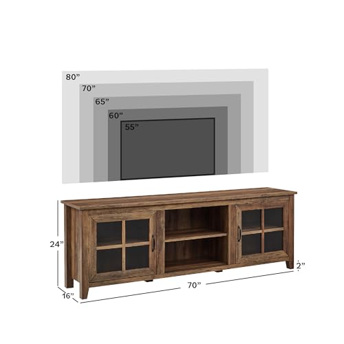 Portsmouth Classic 2 Glass Door TV Stand for TVs up to 80 Inches, 70 Inch, view 5
