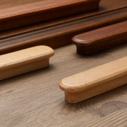 Log Wood-3.78 in 2 pcs Wood Drawer Knobs Pulls Handles Kitchen Cabinets Furniture Dresser Wardrobe Cupboard Drawer Knobs Pulls Handle