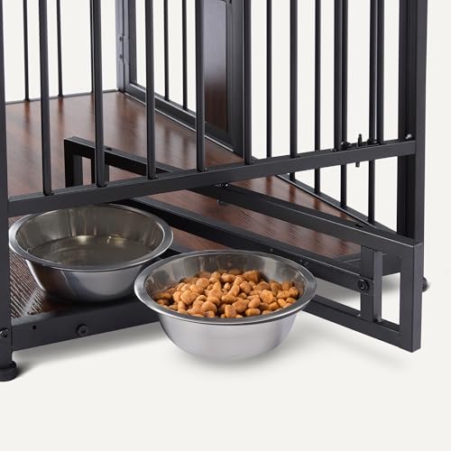 Furniture Style Dog Crate, Sturdy Wooden Pet Kennel, view 4