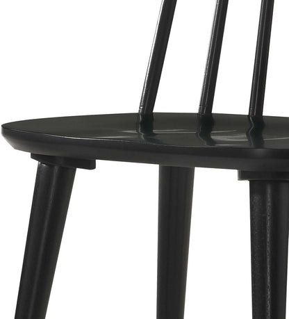 Dining Chairs Set of 4 Wood Dining Room Chair Black Spindle Side Kitchen Room Country Farmhouse Chairs Black