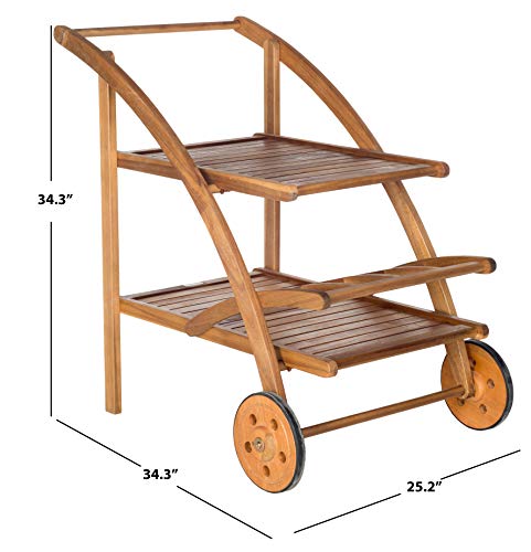 Safavieh Outdoor Living Collection Lodi Tea Cart
