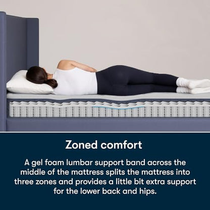 Five Star Mattress Tranquility 8" Medium - Twin Bed Mattress - Zoned Lumbar Support, Cooling Foam, Pressure Relief - Bed-in-a-Box - 100 Night Trial, 10-Year Limited Warranty