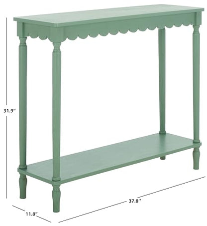 SAFAVIEH Home Collection Haven French Country Farmhouse Sage Console Table for Entryway, Living Room, Foyer