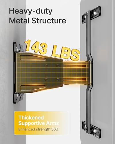 0.77" Ultra Slim TV Wall Mount for 43-90 Inch TVs, up to 143 lbs, view 5