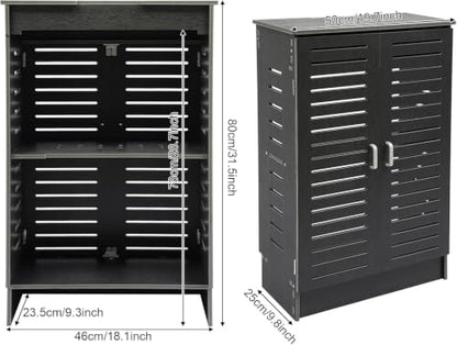 WiFi Router Storage Cabinet, Floor Standing WiFi Router Box Hider, view 3