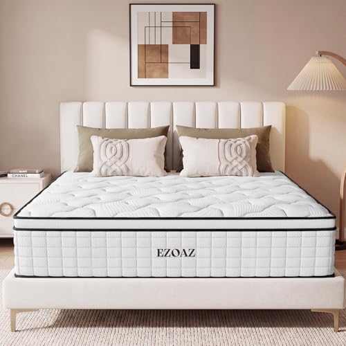 Full Size Mattress 12 Inch, Medium Firm Hybrid Full Mattress in a Box, view 2