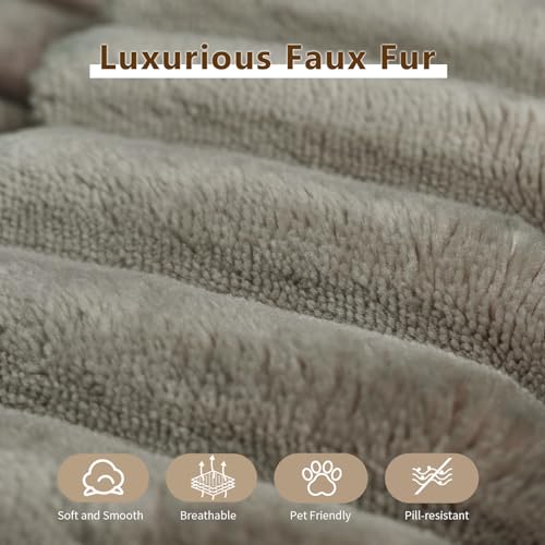 139.4" Modular Sectional Sofa Couch, Oversized U-Shaped Minimalist Couches with 2 Ottomans Chaise and 2 Middle Seats, Modern Deep Seat Cloud Plush Corduroy Sofas Set for Living Room, 8 Seater, Camel