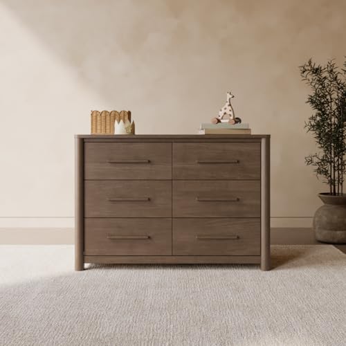 Malta 6 Drawer Dresser, Hazelnut, view 3