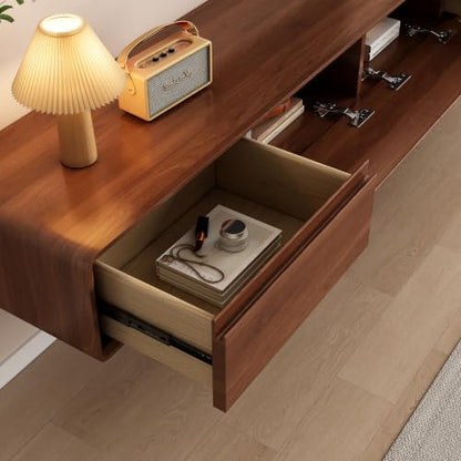 Floating TV Stand Wall Mounted TV Cabinet with Storage for Living Room, view 5