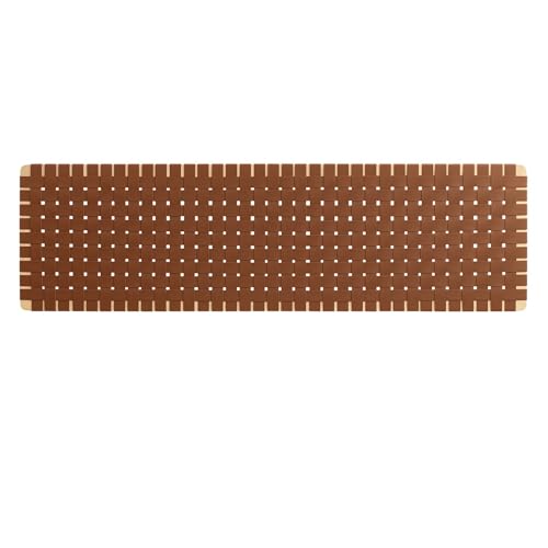 Sparta Vegan Leather Weave King Headboard in Natural Brown, Faux Leather King Headboard Only with Wall Mount Design for Primary Bedroom or Guest Room