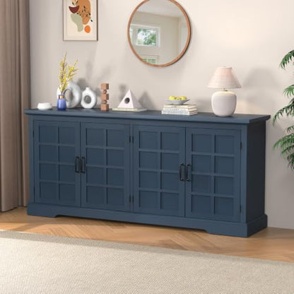 70.2" Wood Buffet Cabinet, view 4