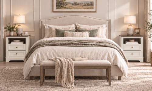Farmhouse Bedroom Sets of 4, Including 9 Drawer Dresser, view 3