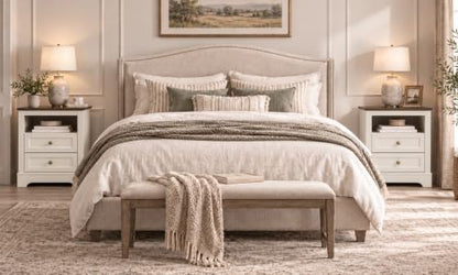 Farmhouse Bedroom Sets of 4, Including 9 Drawer Dresser, view 3