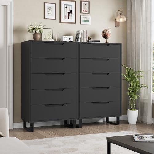 5 Dresser for Bedroom, 50.5" Vertical Dresser Drawer with Storage, view 8