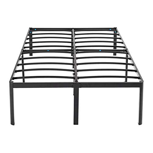 Heavy Duty Non-Slip Sturdy Bed Frame with Steel Slats, No Box Spring Needed, view 4