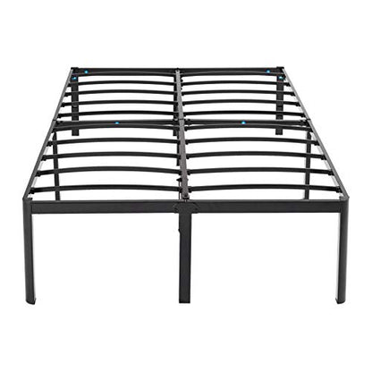 Heavy Duty Non-Slip Sturdy Bed Frame with Steel Slats, No Box Spring Needed, view 4