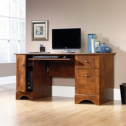 Select Engineered Wood Computer Desk in Brushed Maple