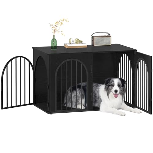 39.4 in Dog Crate Furniture,Dog Kennel Indoor for Medium/Large Dog, view 2