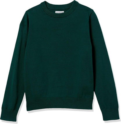 Boys and Toddlers' Uniform Cotton Crewneck Sweater