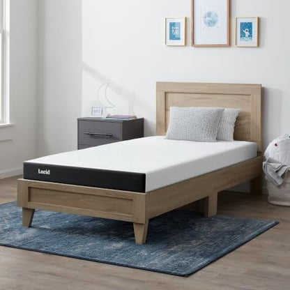 ® 5" Firm Gel Memory Foam Mattress – Bamboo Charcoal & Cooling Gel – Fiberglass, view 2