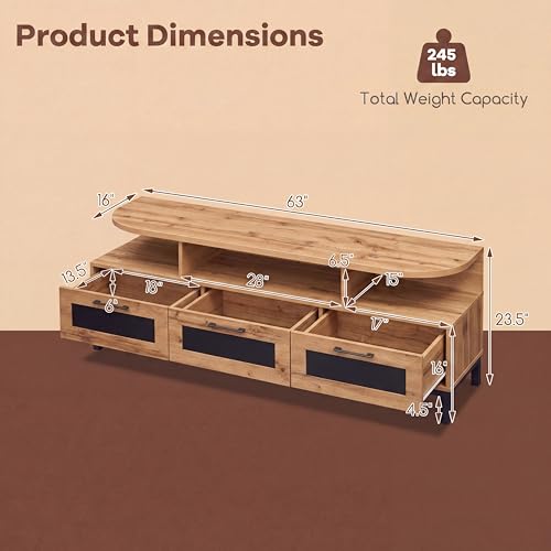 TV Stand for TVs up to 75 Inch, view 4