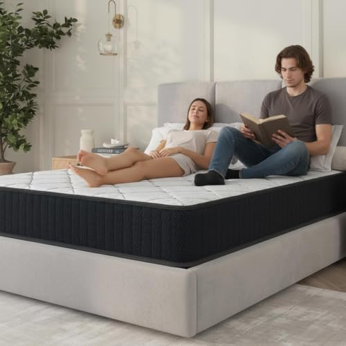 10 Inch Premium Queen Hybrid Mattress in a Box – Cooling Gel Memory Foam, view 6