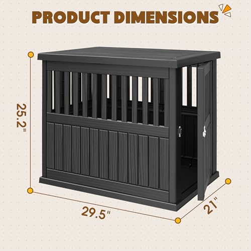 Dog House 30-Inch Dog Crate Furniture, Heavy Duty Dog Crate for Small Dog, view 7
