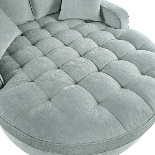 55" Modern Chaise Lounge Sofa Bed, view 7