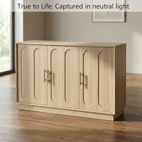 46.6" Modern 3 Door Storage Cabinet, view 8