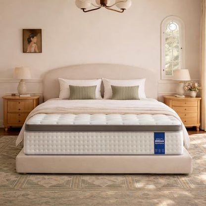 14 Inch King Size Mattress Hybrid King Mattress in a Box, view 2