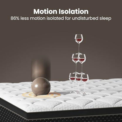 Queen Mattress 14 Inch, Firm Hybrid Mattress in a Box Deep Sleep, view 5