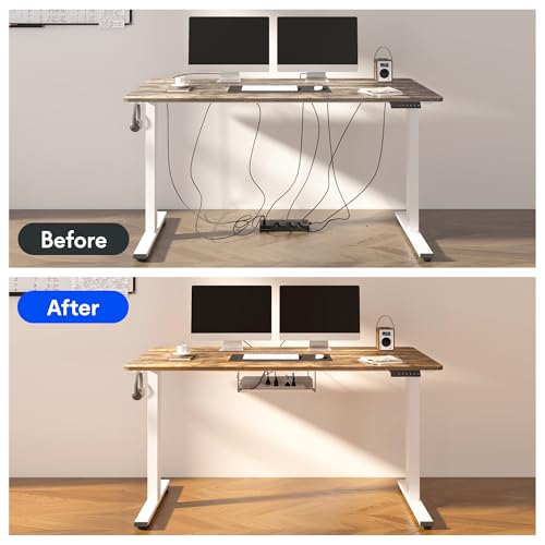 FLEXISPOT EN2 55"x28" Standing Desk with Power Strip Bundle, view 7