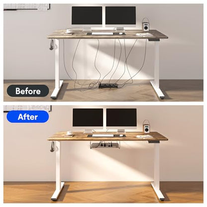 FLEXISPOT EN2 55"x28" Standing Desk with Power Strip Bundle, view 7