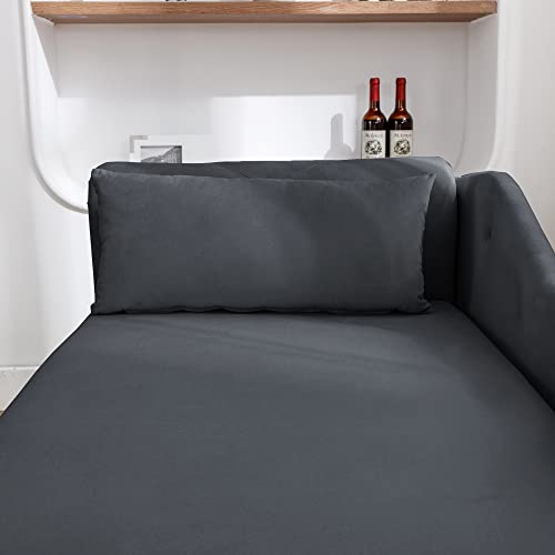 LUMISOL Modern Velvet Chaise Lounge with Storage, view 6