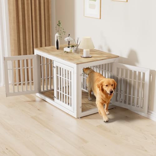 48 Inch Heavy-Duty Dog Crate Furniture, view 7