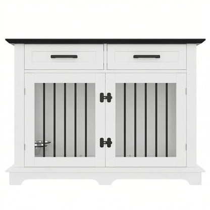 Large Dog Crate Furniture Storage Drawers, view 2