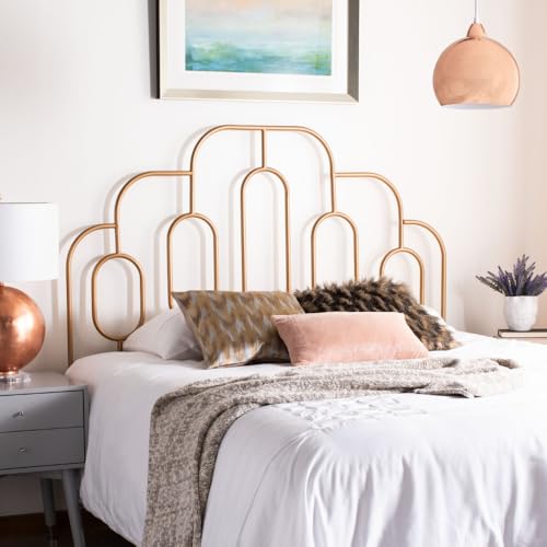 Safavieh Home Paloma Retro Gold Headboard, Full, view 2