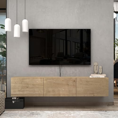Floating TV Stand Wall Mounted for 65"–80" TVs, view 4