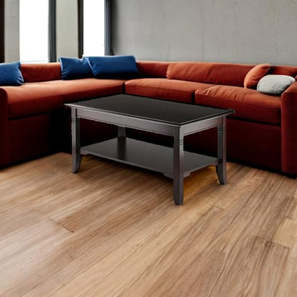 Nolan Coffee Table, Small Table with Shelf Storage, Practical and Elegant Living Room Decor, Stylish Furniture Essentials for New Homes, Apartments