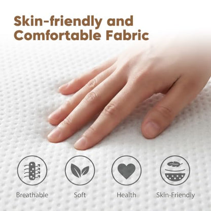 Twin Mattress, 10 Inch Memory Foam Twin Size Mattress, Bed in a Box, Medium, view 5