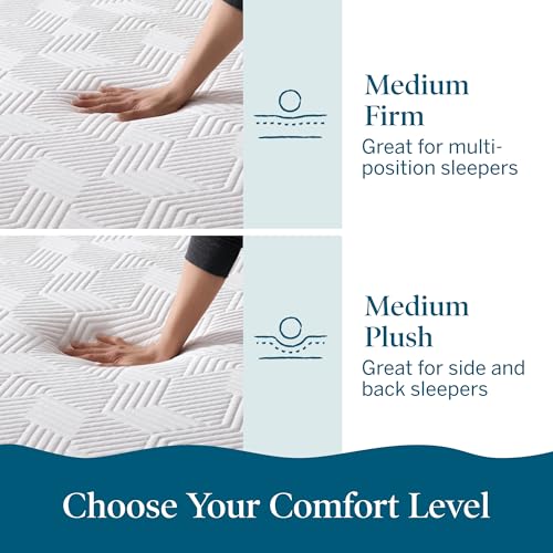 ® 12" Plush Gel Memory Foam Mattress – Bamboo Charcoal & Cooling Gel –, view 5