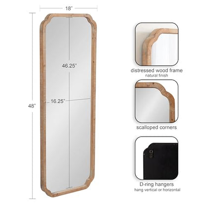 Marston Wood Framed Wall Mirror