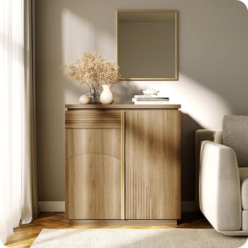 Set of 3 31" Kassi Sideboard Buffet Cabinet - Camel, view 4