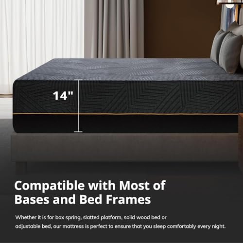 EGOHOME 14 inch Hybrid Full Mattress, view 6