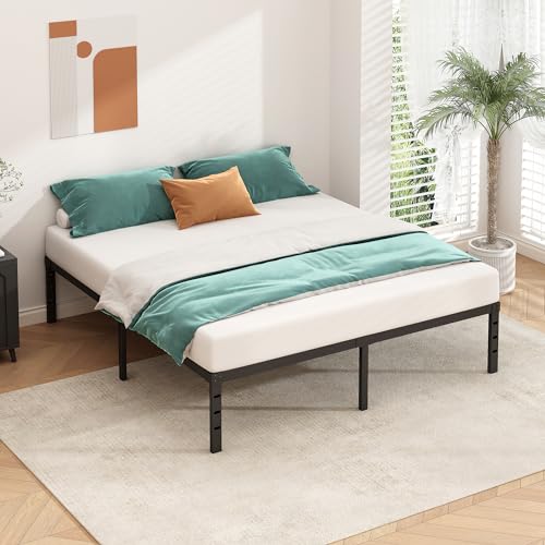 HLIPHA Metal Platform Bed Frame 12 Inch Tall, No Box Spring Needed, view 5